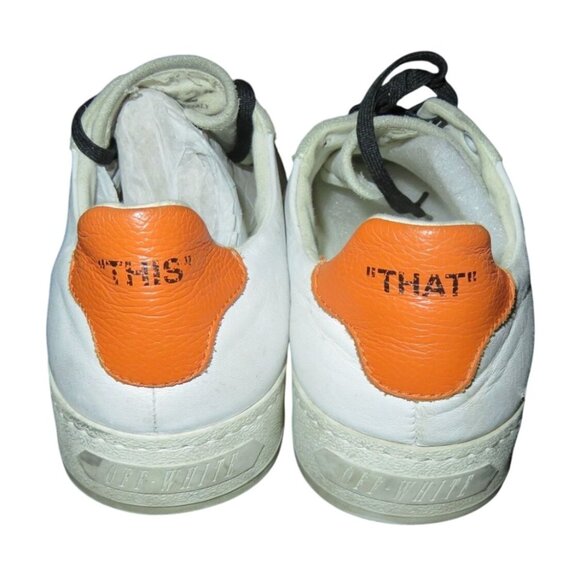 Off-White × Streetwear × Virgil Abloh Cup Sole 2.0 White Leather Low Top Sneaker - Picture 4 of 11